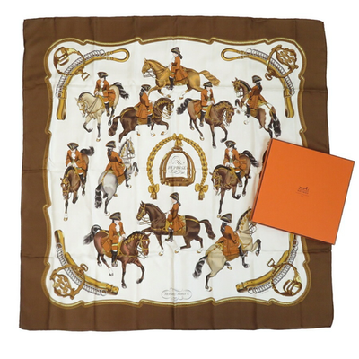 Hermes Carre 90 Reprise by Phillipe Ledoux Silk Scarf | eBay