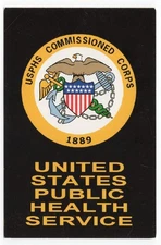 Postcard - US Public Health Service Symbol Badge Patch 