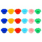  18 Pcs Cupcake Muffin Cases for Baking Reusable Liners Silicone Mini Pans Cups