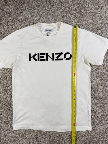 Kenzo Alphabet Logo Rundhals Kurzarm T-Shirt Herren Größe Medium - Bild 5 von 10