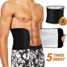 Waist Trimmer Belt Sweating Wrap Tummy Stomach Weight Loss Fat Burner Slim