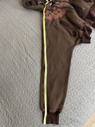 Jean Paul Gaultier Fuzzi Women’s Brown Cropped Zip Hoodie Made in Italy Size M - Picture 14 of 24