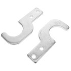  2 Stück Gerüststufenhaken, Gerüstbrettaufhänger, robuste Gerüstklemmen,