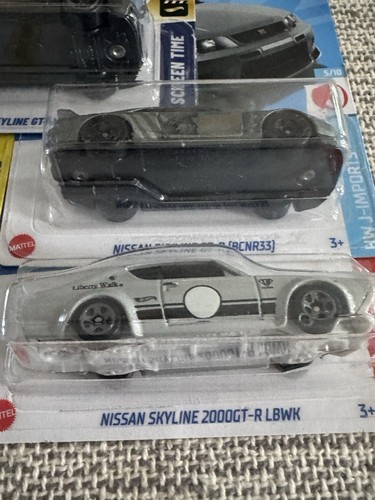 2024 HOT WHEELS Mainline NISSAN SKYLINE (BCNR33) R33 GODZILLA LOT OF 5 NISSAN HW - Picture 6 of 11