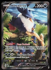 Honchkrow V 162/172 Brilliant Stars Pokemon - Ultra Rare Holo NM