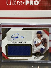 2025 Topps Tier One Shota Imanaga Auto Jumbo GU Jersey Relic #/99 Cubs