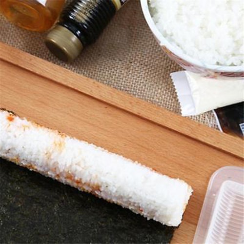 3pcs Sushi Maker Kit Rice Roll Mold Kitchen DIY Easy Chef Mould Roller Tool JY - Picture 8 of 8