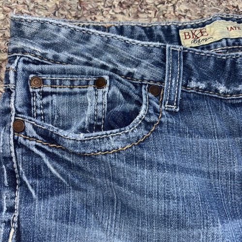 BKE Jeans Womens Size 30x35.5 KATE Boot Denim Stretch Bootcut 8”Rise Meas 31x35 - Afbeelding 3 van 17