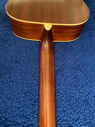 Vintage "OM" Markenlose Akustikgitarre, 70er Jahre, komplett Massivholz. Gibson Style - Bild 15 von 21
