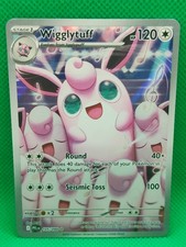 Pokemon Wigglytuff IR 105/094 TCG Paldean Fates Full Art LP