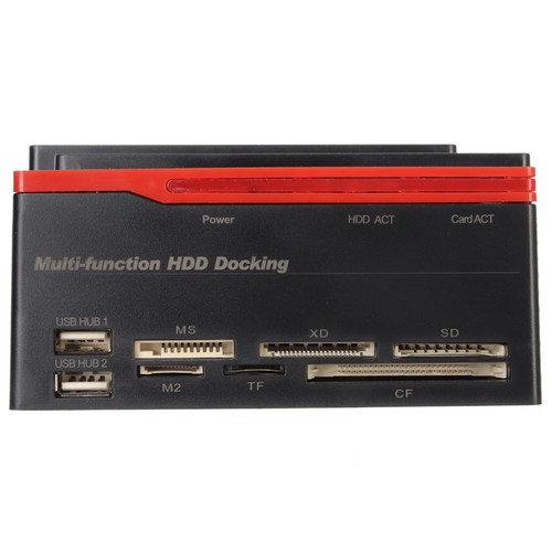 HDD Docking Station Dual Bay 480Mbps USB2.0 To IDE Clone Function Hard D FY - Bild 5 von 32