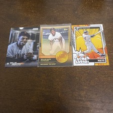 Willie Mays 2012 Golden Greats 2023 Stadium Club & 2024 Bomb Squad