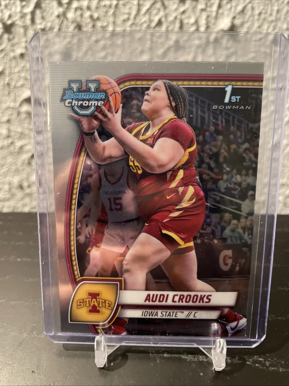 2024-25 Bowman Chrome University #9 Audi Crooks 1st Bowman Iowa State