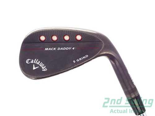 Callaway Mack Daddy 4 Black Wedge Pitching Wedge PW 46° Steel Stiff Right 35.5in - Picture 1 of 10