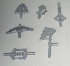 Lot of 12 Lego BIONICLE WEAPONS from Kit 8893 Minifigures bio001 ~ bio013 $6Sh