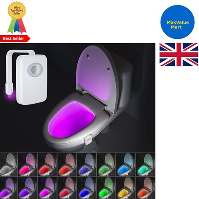 32 Farben Toilettenlicht - Smartes Nachtlicht, Bewegungsaktiviert, Wasserdicht, Sof...