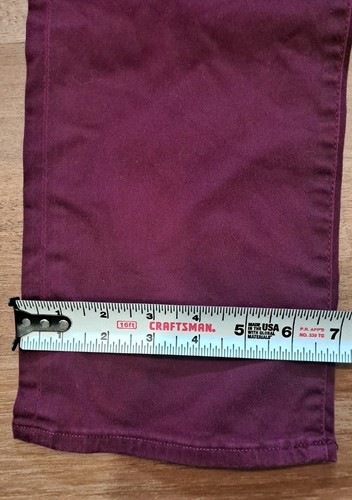 Lauren Ralph Lauren Pantaloni/Jeans Donna 10 Premier Straight Wine Marrone - Foto 2 di 14