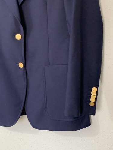 NWT Gucci Women's Uniform Blazer Navy Wool Mohair Gold Buttons IT Size 42 US M - Picture 9 of 17
