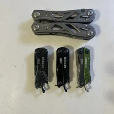 Gerber suspsnsion NXT and (3) Gerber Dime keychain multi-tool