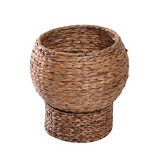 Pawhut Banana-Leaf Condo Pod Elevated Cat Bed brown