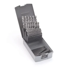 WOODRIVER 29 Piece Fractional Inch Brad Point Drill Bit Index Set