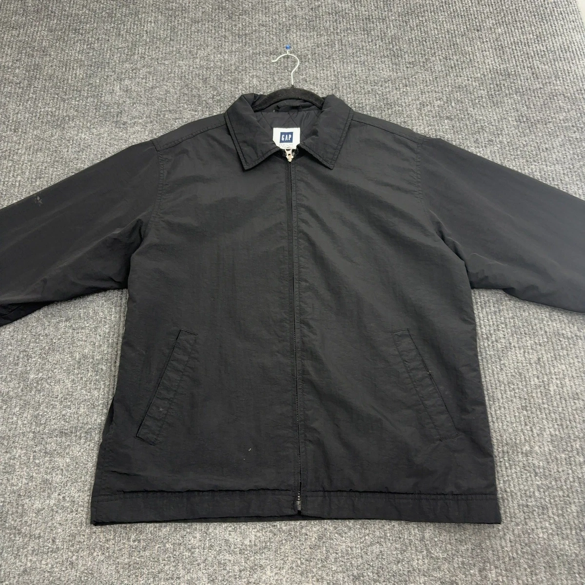 ジャケット・アウター GAP 00's Nylon Zip Up Jacket Black XL Nylon Zip Up Jacket(Black) - H-L
