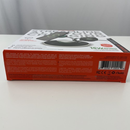 Soporte de carga inalámbrico Hypergear Streamline Max Charge 3 en 1 15 W - Imagen 3 de 13