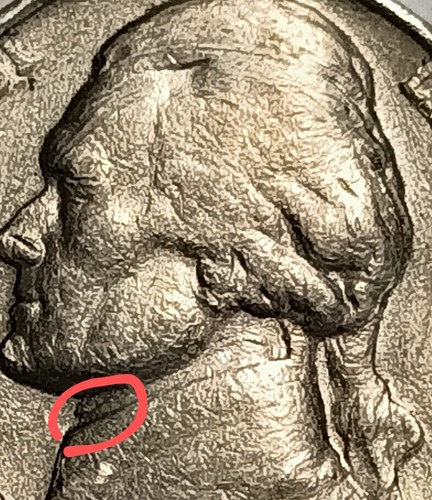 Jefferson Nickel 1964,Duobled Die - Picture 7 of 11