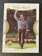 Upper Deck 2001 Mike Weir Victory March #166 Golf Card
