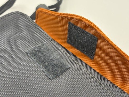 Samsonite Airport ID & Ticket Wallet Tri-fold Travel Holiday Strap Orange - Picture 6 of 11