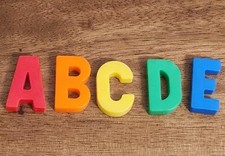 Fisher Price School Days Desk Little People Letters Replacements A,B,C,D,E