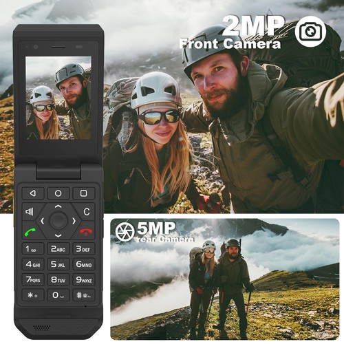New S22 Smart Flip Phone 16GB Android 11, 2.8" Rugged, T-Mobile 4G LTE - Picture 5 of 8