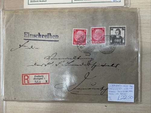 German Postal History Reich Era 1933-1945 X10, Ex Dealer Stock Price £84.50 G53 - Imagen 10 de 22