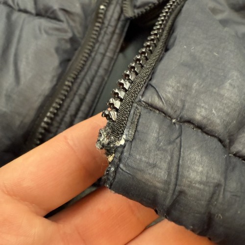 Marmot Jacke Herren Large schwarz 700 Füllung Daunen Puffer Winter Outdoor Reißverschlussschaden - Bild 6 von 10