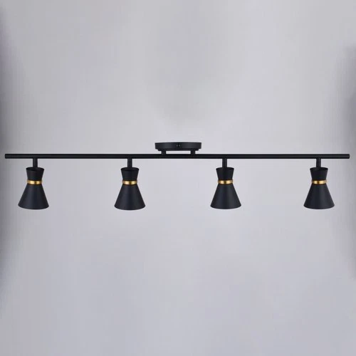 Vaxcel Lighting C0287 Alto 4 Light 36"W LED Fixed Rail Linear - Black - Picture 5 of 10
