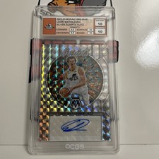 2022-23  Mosaic #MS-MAR Scripts Rookie Auto Utah Jazz Lauri Markanen OCGS 10