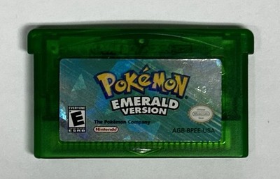 Pokemon Emerald Version (Nintendo Game Boy Advance, 2005) GBA Authentic DRY BATT