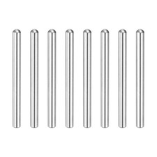 8 Pcs 5x60 mm 304 Stainless Steel Round Head Flat Chamfered End Dowel Pins