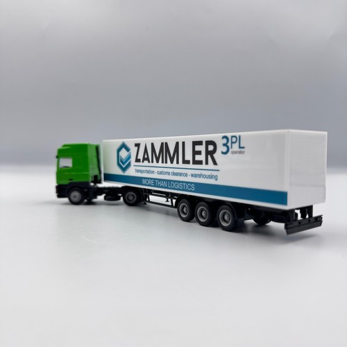 DAF 95 with Semitrailer “ZAMMLER” – Ukrainian & European Logistics Fleet 1/87 - Picture 2 of 7