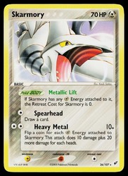 Skarmory 26/107 EX Deoxys Rare
