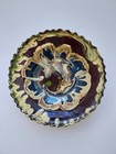 1970s Horezu Pottery Plate, “Marine Waves” Design, Wall & Serving Plate, 20 cm