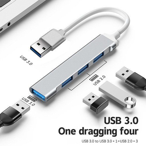 4Port USB 3.0 Hub USB Hub High Speed Type C Splitter For Computer Multiport HUB - Afbeelding 6 van 16