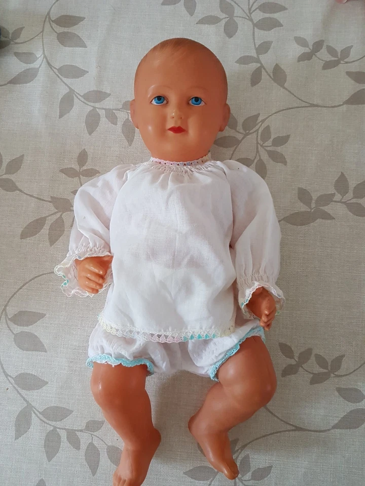 Poupée ancienne - Poupon bébé SNF en celluloïd - 40 cm. - Photo 2/4