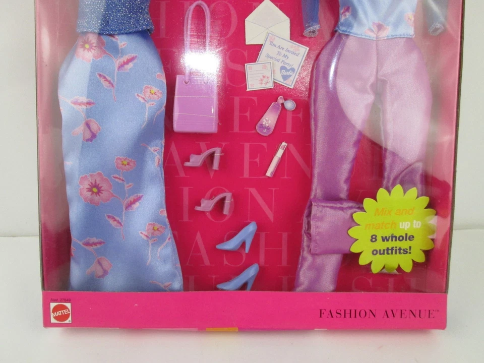 Barbie 2000 MODA HORAS EXTRAS Mix 'N Max MateL 27849 Fashion Avenue Conjunto de Colección Foto 2 de 4