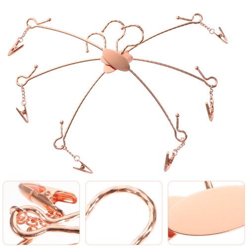 10pcs Women's Bra Hangers Clothes Hangers Clip Anti-skid storage - Picture 10 of 12