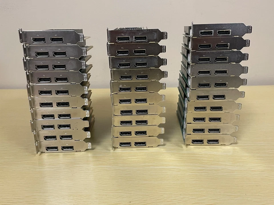 QTY  LOT 30 - NVIDIA NVS 310 PCI-E Dual Displayport Video Card Half Height - Image 2 of 3