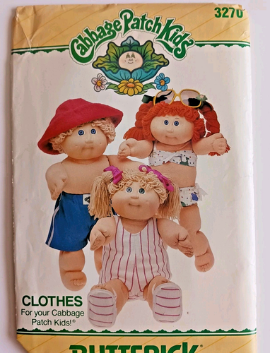 Vintage Lot of 8 Cabbage Patch Kids Butterick Sewing Patterns Clothes Uncut - Picture 3 of 9