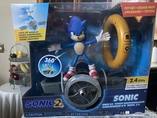 Sonic The Hedgehog 2 Movie Sonic Speed RC 2.4 GHz Toy Light Up Wheels New