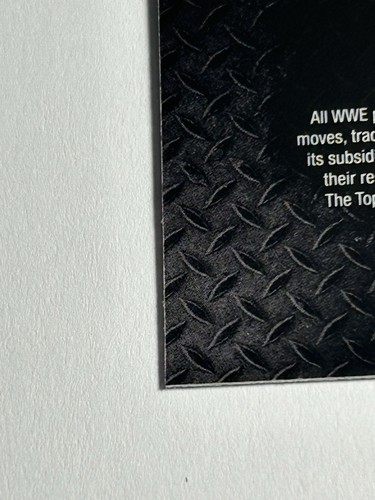 2025 Topps Finest WWE The Rock /149 Blue Checkerboard Refractor - Picture 6 of 8