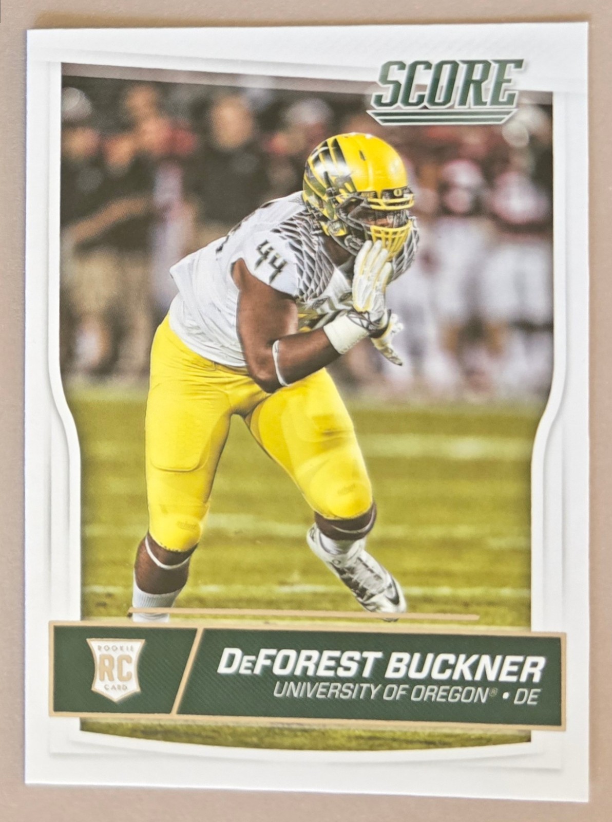 DeForest Buckner Panini Score #398 Base